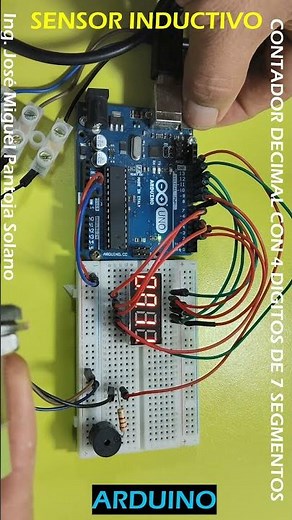 Decimal event counter with sensor