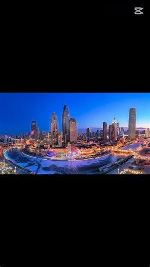 中国の大都市と自然