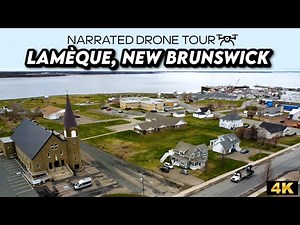 4K Drone Footage of Lamèque, New Brunswick 🇨🇦✨ | Explore Nature's Beauty!