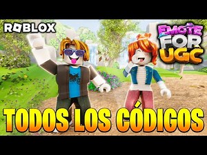 TODOS los CÓDIGOS de 🌟 EMOTE FOR UGC 🌟 activos Y actualizados / NEW UPDATE / ROBLOX 2025 / TilloASR