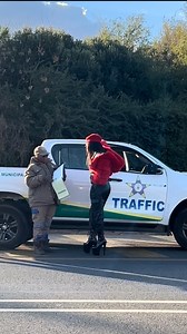 Traffic Cop doing her job there by Rustenburg. 🙈 👠😬 | Lebo Molax