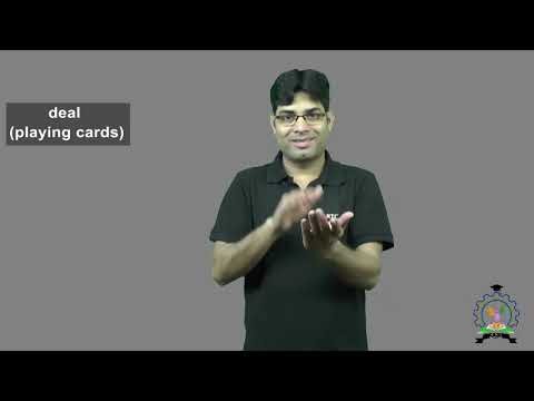 "Deal" (Playing Cards) : Indian Sign Language Tutorial | How to Sign