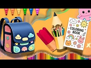 DIY Coloring Set 🎨🖌️🫟 | 5 Ideas 💡