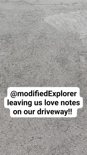 Modified Explorer leaving love notes on our driveway. | DieselGeeks
