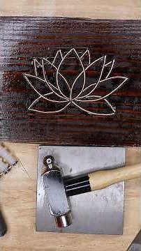 copper wire inlay #tutorial #diy #craft #wood #copper