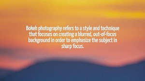 What Is Bokeh Photography