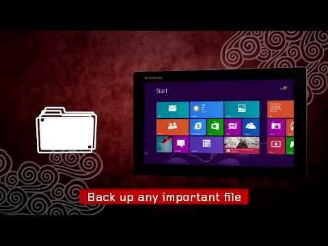Windows 8 System Recovery (System Refresh) - Lenovo IdeaTab Lynx K3011