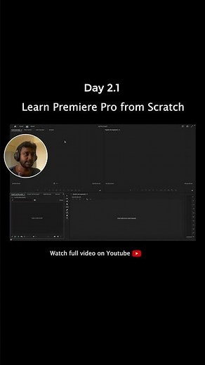 Premiere Pro tutorial from Scratch in Telugu ✨ | DAY 2 : First Time Setup – Workspace & Preferences