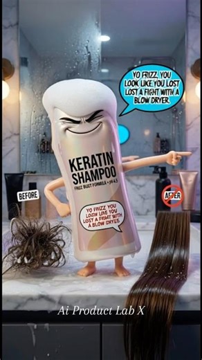 Frizz ko attitude k sath bye bolo 🔥⚡️DM for collaborations 🤙#viralvideo #trandingshorts #keratin