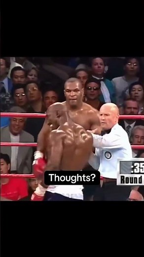 Tyson bit his ear off 😳 The craziest moment in boxing history! 🐐 #shorts #boxing #disqualification