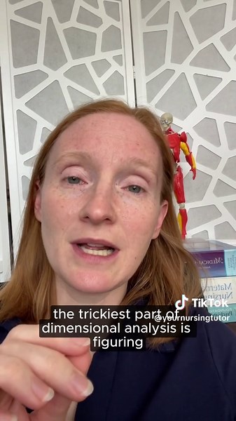 Dosage Calculations (or med math) doesnt have to block your nursing school success, even if you’re ‘allergic’ to math ❤️ Learning the best approach to dimensional analysis specifically for nursing students makes it easy! #futurenurse #prenursing #lpntorn #dosagecalculations #nursinginstructor #nursingschoolstudytips #yournursingtutor