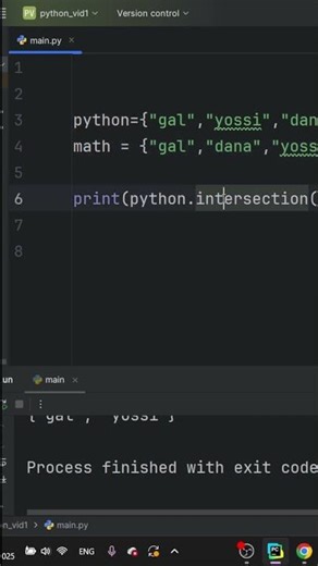 שורה אחת בפייתון שמוצאת מה משותף 🤯 | חיתוך סטים