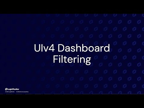 Dashboard Filters On-Demand Demo