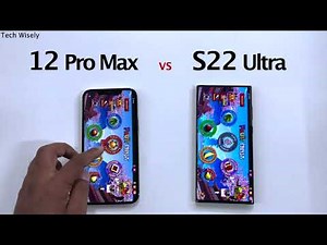 iPhone 12 Pro Max vs SAMSUNG S22 Ultra Speed Test
