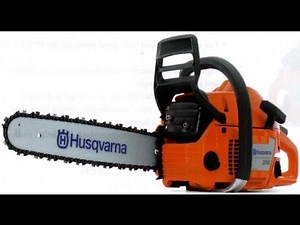 Starting Husqvarna 350 chainsaw
