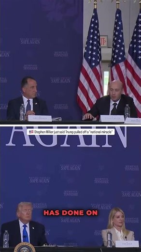 Do you believe Trump achieved a _national miracle. At the Memphis Safe Task Force Roundtable #shorts
