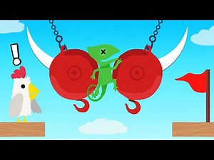 First To Survive The WRECKING BALL Crush WINS! (Ultimate Chicken Horse)