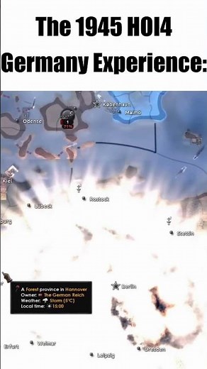 The 1945 Germany Experience in Hearts of Iron 4... #hoi4 #hoi4meme #heartsofiron4 #nuke