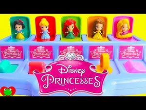 Princess Pop Up Surprises Ariel, Cinderella, Belle With Colors and Counting