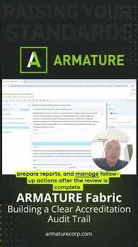 ARMATURE Fabric - Building a Clear Accreditation Audit Trail