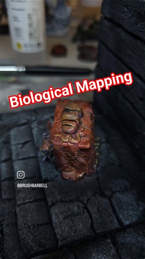 Flesh with Washes #artist #diorama #miniaturepainter #warhammer40k #dungeonsanddragons #grimdark