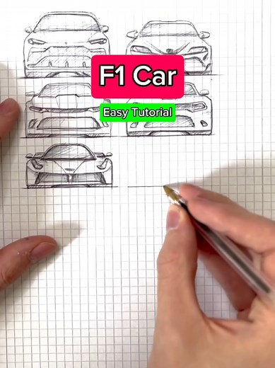 How to Draw a Formula One Car: Step-by-Step Tutorial