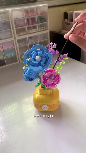 Building Block Flower Bouquet | Lego Bouquet Making Video