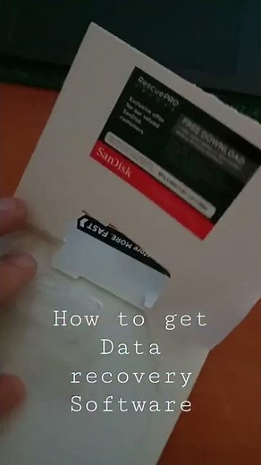 How to get Data recovery software from SanDisk Pendrive