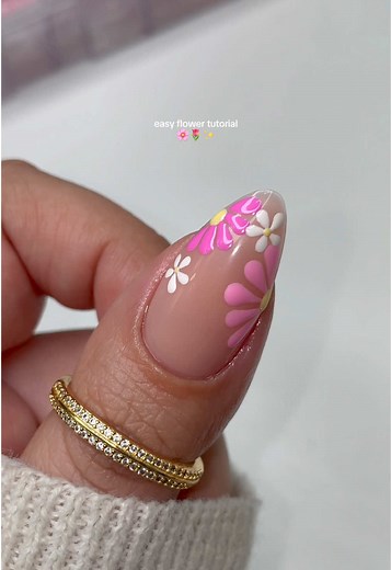 Easy Flower Nail Art Tutorial for Beginners