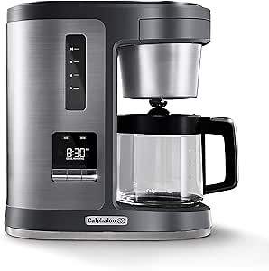 Amazon.com: Calphalon BVCLDCG1 Perfect-Brew 10-Cup Coffee Maker, Dark Stainless Steel: Home & Kitchen