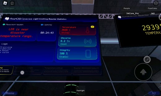 Roblox / Four Computer Core / 融毁