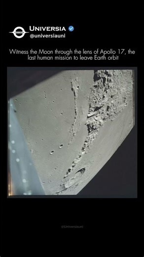 The Last Photo of the Moon from Apollo 17 🌑🛰️