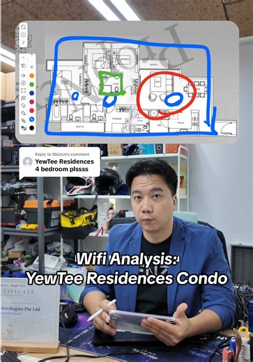 Replying to @Weizvo Here’s my take on this condo floor plan, hope it helps! #wifi #condo #meshwifi #accesspoint