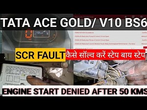 BS6 SCR FAULT! ENGINE START DENIED! P203F! P2BAD! P20FA!