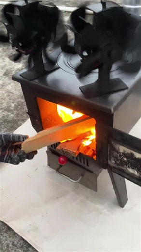 Efficient Heat Distribution with Heat Powered Fans