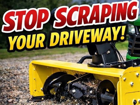 Set the Snowblower Height on a John Deere X380!