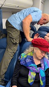 5.8M views · 6.8K reactions | Flight attendants: ‘Please stay seated.’ Wife: ‘Challenge accepted…’ ✈️ | Olga P | Facebook