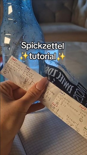 SPICKZETTEL tutorial✨️😍#schule #lernen #prüfung #forbiddenpen
