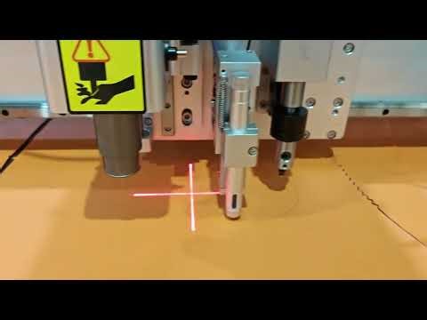 Richpeace automatic cutting machine test pen 单层裁床测试的画笔功能