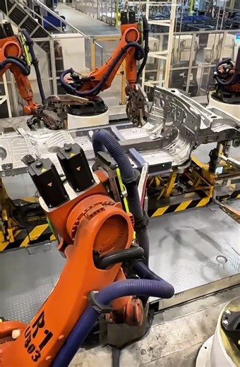 Industrial robotics and automotive manufacturing 🤖🚗 Watching a car being assembled by robots feels like witnessing a perfectly synchronized dance. Arms move in harmony, sparks ignite with precision, and every motion seems choreographed to music only engineers can hear. 🎶 But behind this mesmerizing ballet of machines lies a world of human skill, planning, and precision. Engineers who program movements down to fractions of a millimeter. Technicians who calibrate sensors for repeatable accuracy