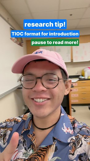 TIOC format for research introductions | Tanim Talino