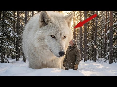 Rescued A Freezing White Wolf — You Won’t Believe How Massive He Is Now!