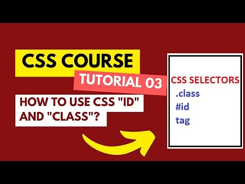 How to Use CSS ID, Class, and Tag Selectors: A Beginner's Guide | CSS Course Tutorial 03