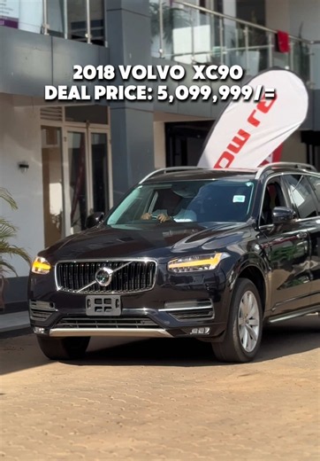 VOLVO XC90 T5 YOM 2018 📌 2000CC Petrol turbocharged 📌 ELEGANT Exterior color 📌 Leather seats 📌 360 Reverse camera 📌 Parking sensors 📌 Memory seats 📌 Electronically adjustable seats 📌 Dual climate control 📌 Smart central child lock 📌 DVD/FM/BLUETOOTH/USB/AUX music system 📌 Lane assist 📌 Brake assist 📌 Blind spot monitoring 📌 Cruise control 📌 Tip-tonic gears 📌 Keyless entry 📌 Fog lights 📌 Original VOLVO alloy rims Get this unit in Cash or through BANK FINANCING with up-to 90% fin