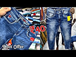 Only ₹40 Men’s Wear Fresh Lot | Readymade Wholesale Market Big Stock | My BazaroX