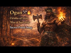 Ogun ⚒️🔥 Orisha of Iron, War & Survival | Sacred Praise Song