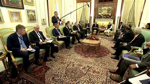 51K views · 2.4K reactions | Russian President Vladimir Putin and Indian Prime Minister Narendra Modi began summit talks in New Delhi as Putin seeks to strengthen trade and military ties amid Western sanctions on his country https://reut.rs/48zJPSj | Reuters | Facebook