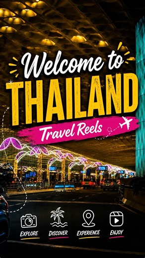 Thailand Travel Template | Trending Travelling Reels Goa | Travelling VN Code Template | Travel Reel