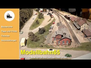 Modellbahnausstellung - Modellbahn65 - Höchster Realismus des Jahres 1965 in H0