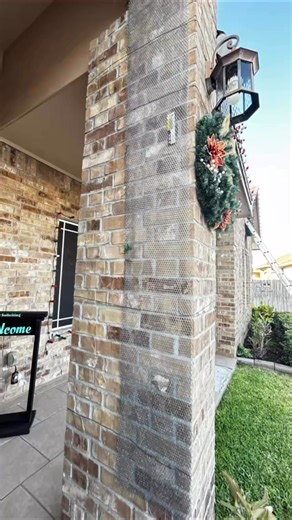 1.1K views · 28 reactions | ✨DIY Christmas Porch Idea by Aixa Ortiz✨ Turn your entryway into a festive wonderland!  Wrap garland around your columns, add oversized gold jingle bells , red berries, and plaid bows for that cozy holiday touch. Perfect mix of rustic and elegant charm! ❤️ #ChristmasDecor #DIYHolidayDecor #FrontPorchGoals #HolidayInspiration | Aixa Ortiz | Facebook